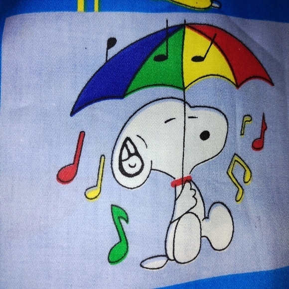 Bedding fabric for kids 9 yards X 60" Colorful Snoopy and friends - Picture 2 of 4